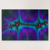 Dansende energie reserveert fractale holografische legpuzzel (Horizontaal)