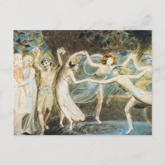 Dansende Fairies Post Card Briefkaart (Voorkant)