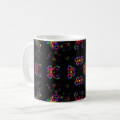 Dansende Fiesta Bloemen Koffiemok (Voorkant links)