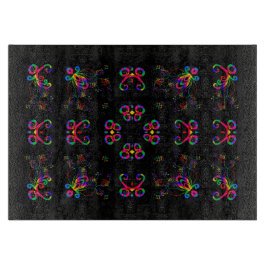 Dansende Fiesta Bloemen Snijplank