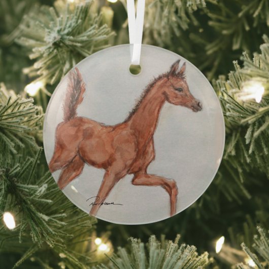 Dansende Filly door Hevener Glas Ornament (Insitu)