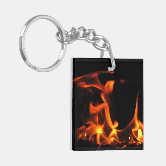 Dansende Fire Sleutelhanger (Voorkant Links)