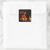 Dansende Fire Stickers (Tas)