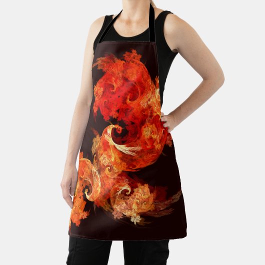 Dansende Firebird Abstract Art Apron Schort (Insitu)