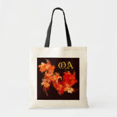 Dansende Firebird Abstract Art Monogram Bag Tote Bag (Voorkant)