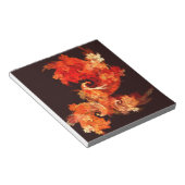Dansende Firebird Abstract Art Notepad Notitieblok (Schuin)