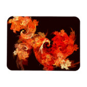 Dansende Firebird Abstract Art Premium Magnet Magneet (Horizontaal)