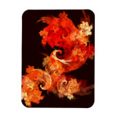 Dansende Firebird Abstract Art Premium Magnet Magneet (Verticaal)