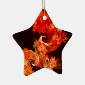 Dansende Firebird Abstract Art Star Ornament (Rechts)
