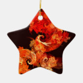 Dansende Firebird Abstract Art Star Ornament (Voorkant)