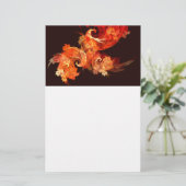 Dansende Firebird Abstract Art Stationery Briefpapier (Staand voorkant)