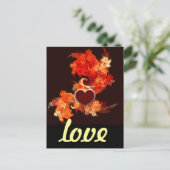 Dansende Firebird Love Briefkaart (Staand voorkant)
