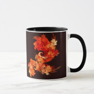 Dansende Firebirds Abstracte Koffie Mok
