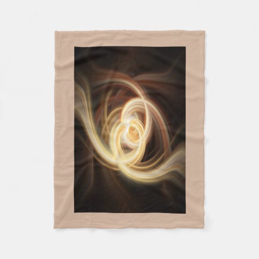 Dansende Flames Fleece Blanket Deken (Voorkant)