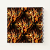 Dansende Flames.... Notitieboek (Achterkant)