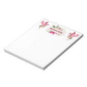 Dansende Flamingos Notitieblok (Linkerzijde)