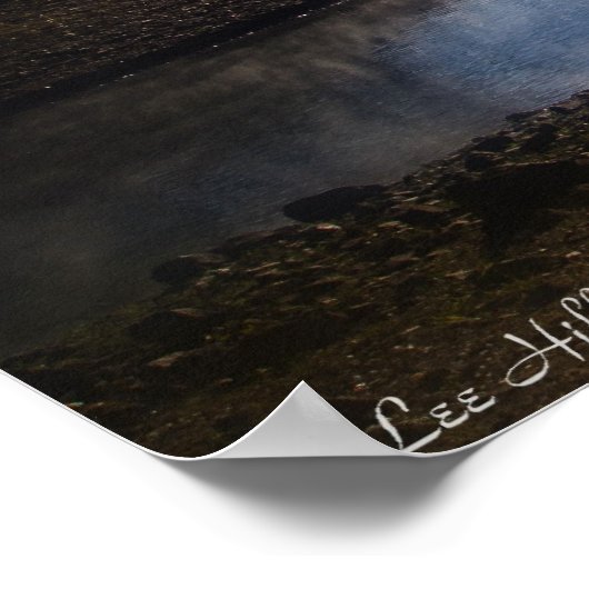 Dansende Fog op Sunrise op het Poster van het Ouac (Hoek)