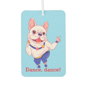 Dansende Franse Bulldog Luchtverfrisser