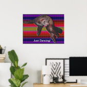 Dansende fret poster (Thuiskantoor)