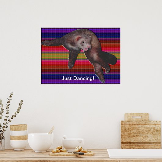 Dansende fret poster (Keuken)