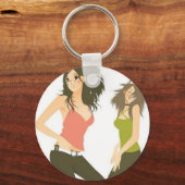 Dansende Friends Sleutelhanger (Voorkant)