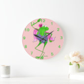 Dansende Froggy Wall Clock Grote Klok (Huis)