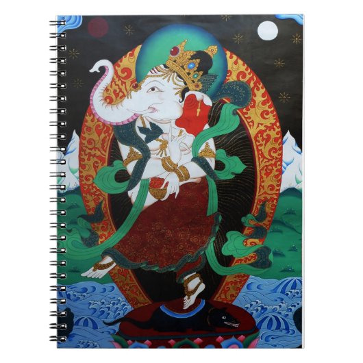 Dansende Ganesh-laptop Notitieboek (Voorkant)