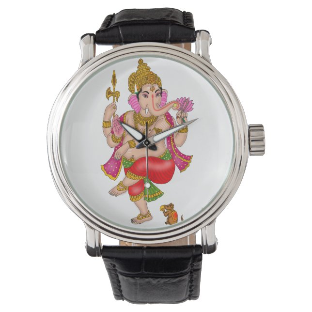 Dansende Ganesha-klok Horloge (Voorkant)