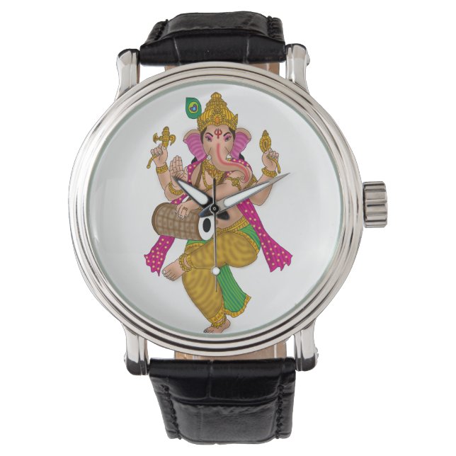 Dansende Ganesha-klok Horloge (Voorkant)