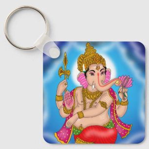 Dansende Ganesha-sleutelhanger Sleutelhanger