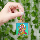 Dansende Ganesha-sleutelhanger Sleutelhanger (Hand)
