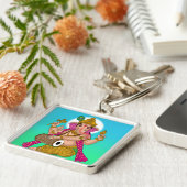 Dansende Ganesha-sleutelhanger Sleutelhanger (Zijkant)
