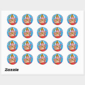 Dansende Ganesha Sticker  (Vel)