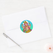 Dansende Ganesha Sticker (Envelop)