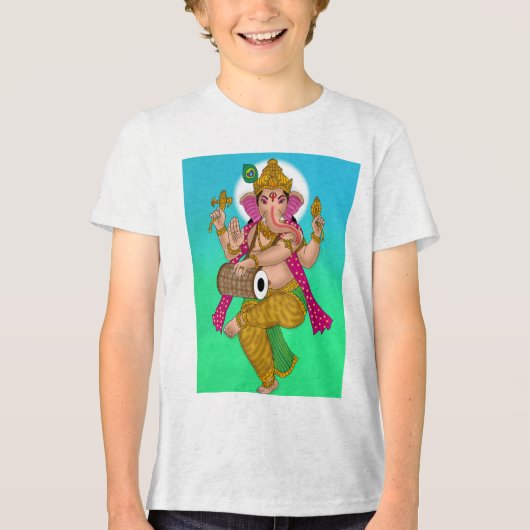 Dansende Ganesha T-shirt (Voorkant)