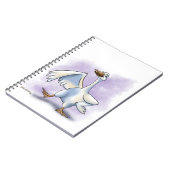 Dansende Gans Cartoon Notitieboek (Linkerzijde)