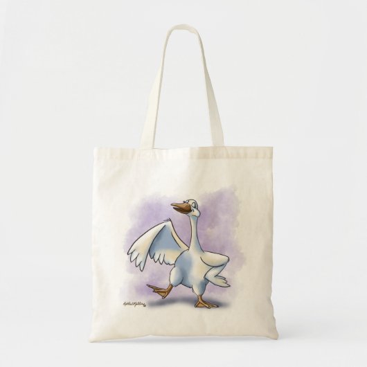 Dansende Gans Cartoon Tote Bag (Voorkant)