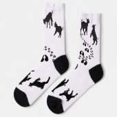 Dansende geiten en dakafdrukken sokken (Links)