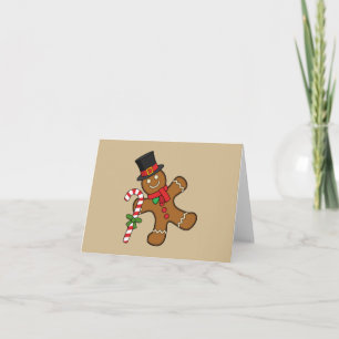 Dansende Gemberkoekman Kaart