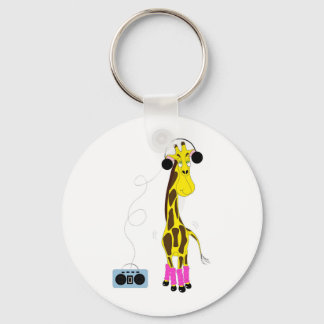 Dansende Giraffe Sleutelhanger