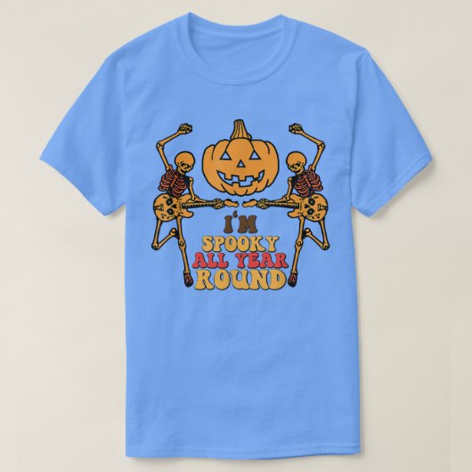 Dansende gitaar Skeleton Im Spooky 2000 T-shirt (Design voorkant)