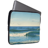 Dansende Golven onder de Hemel Laptop Sleeve (Voorkant Rechts)