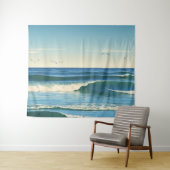 Dansende Golven onder de Hemel Wandkleed (In Situ (horizontaal))