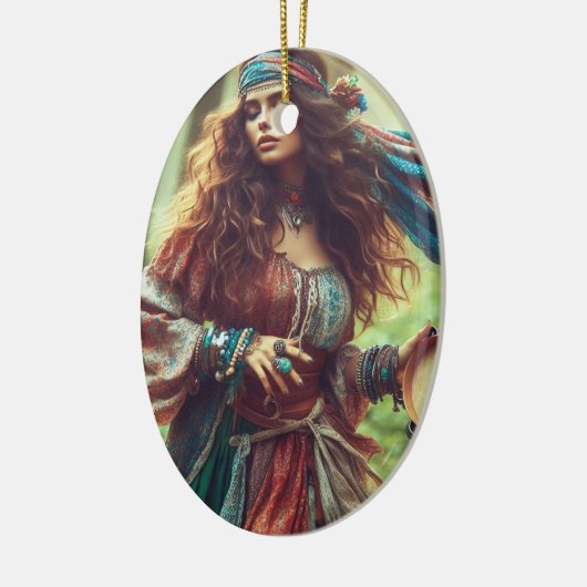 DANSENDE GYPSI KERAMISCH ORNAMENT (Links)