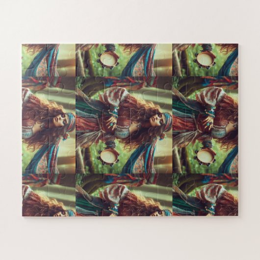 DANSENDE GYPSI LEGPUZZEL (Horizontaal)