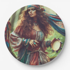 DANSENDE GYPSI PAPIEREN BORDJE