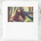 DANSENDE GYPSI RECHTHOEKIGE STICKER (Tas)