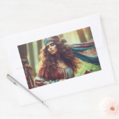 DANSENDE GYPSI RECHTHOEKIGE STICKER (Envelop)