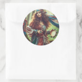 DANSENDE GYPSI RONDE STICKER (Tas)