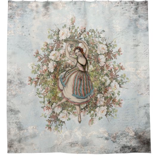 dansende gypsy douchegordijn (Voorkant)